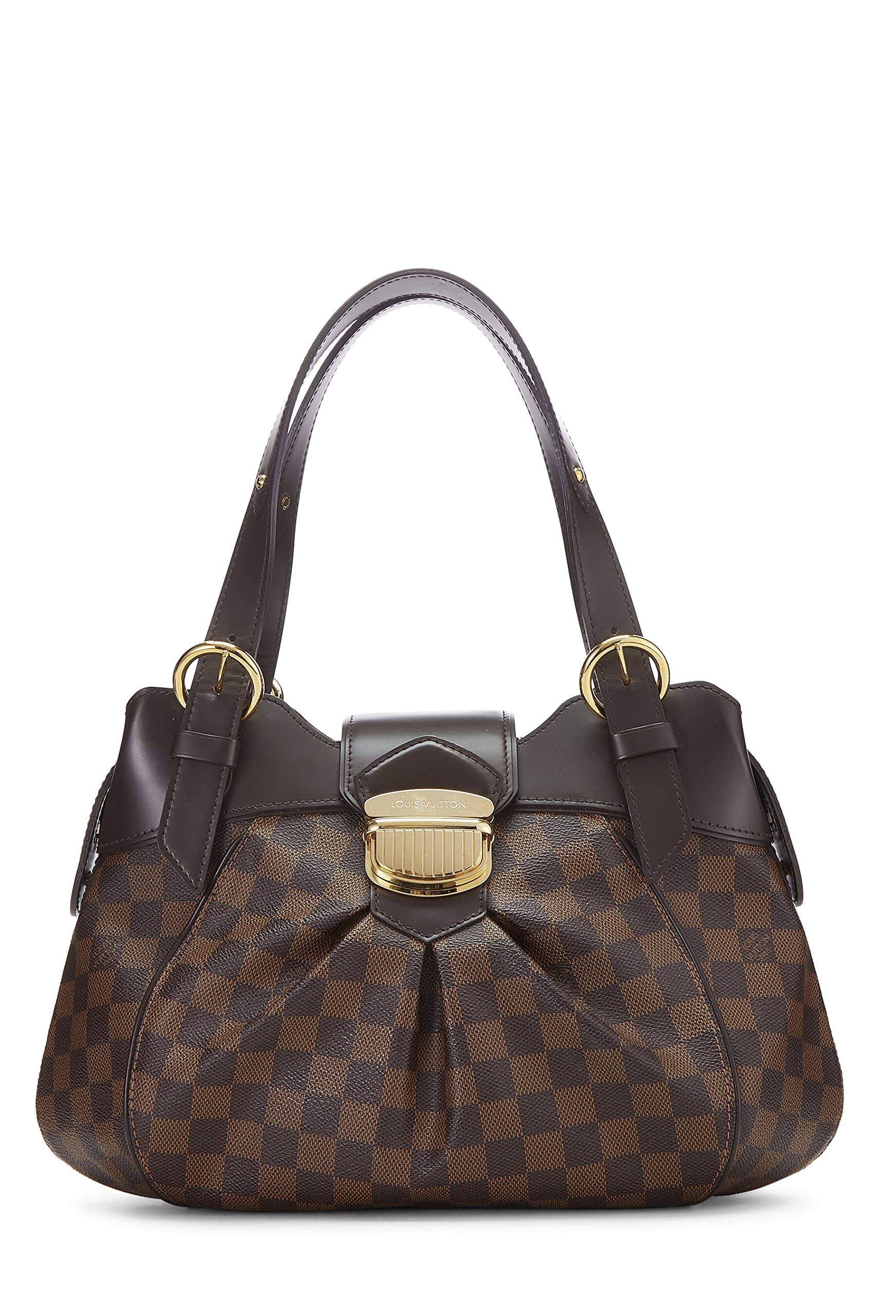 Louis Vuitton,  Damier Ebene Sistina PM, Brown