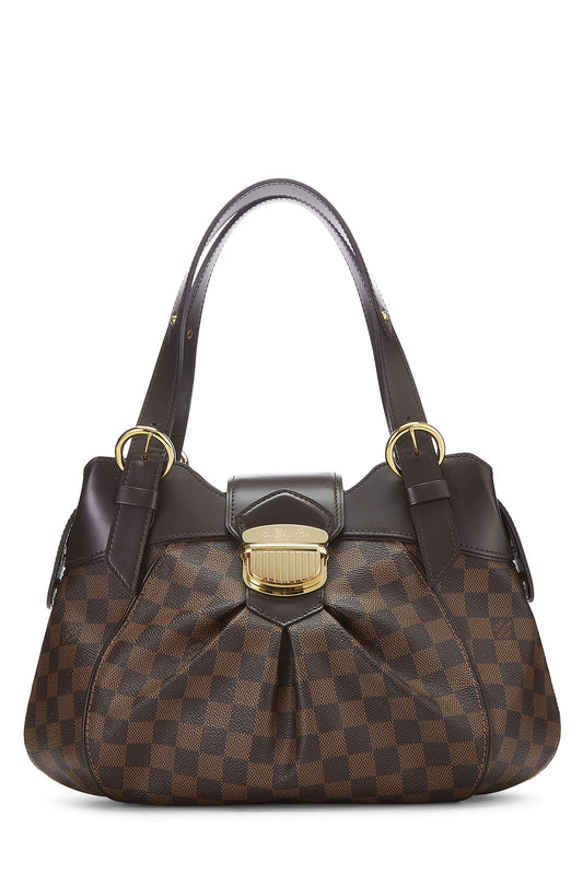 Louis Vuitton,  Damier Ebene Sistina PM, Brown