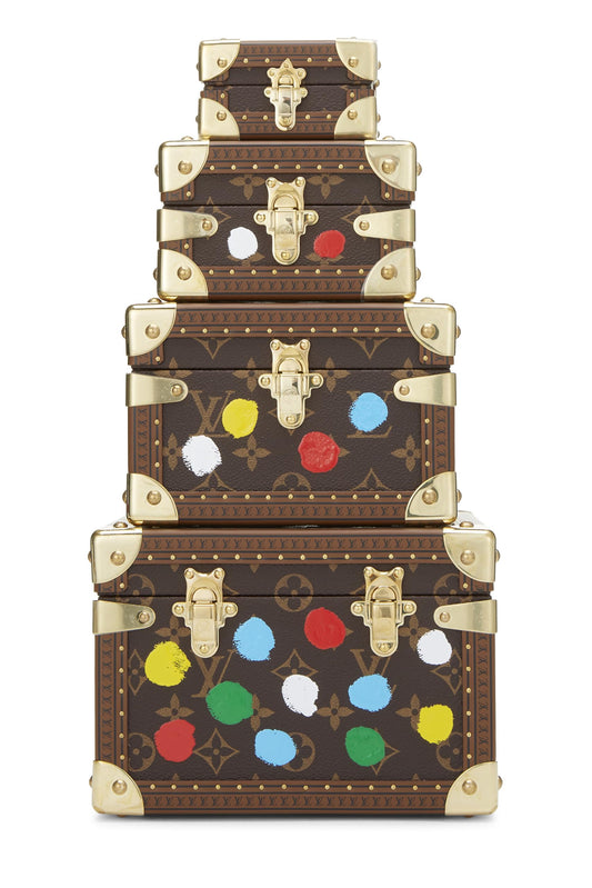 Louis Vuitton,  Yayoi Kusama x Louis Vuitton Monogram Multicolor Dots Malle Pyramide, Multi
