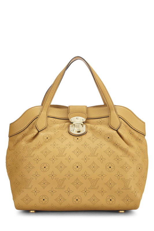 Louis Vuitton,  Yellow Monogram Mahina Sevres PM, Yellow