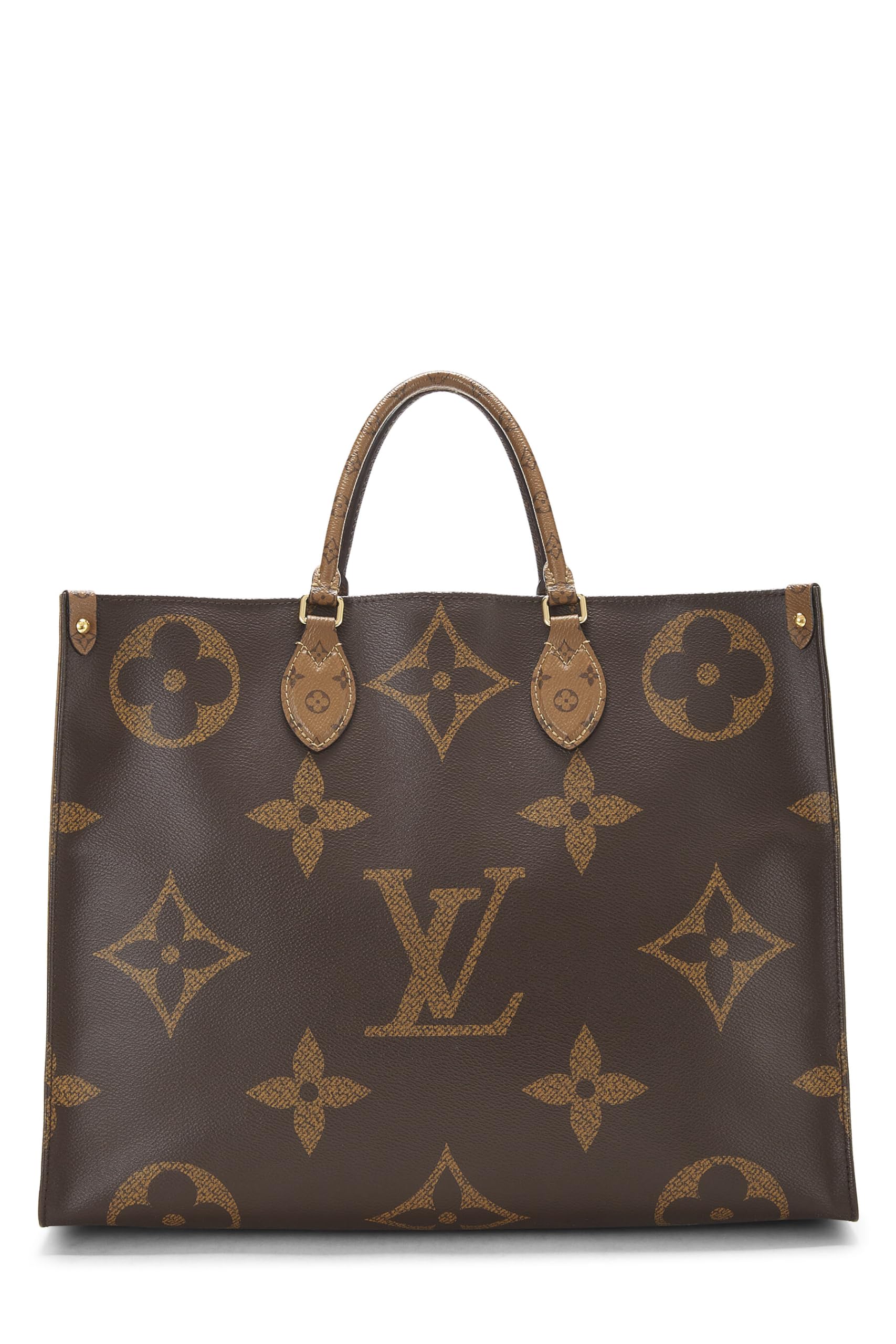 Louis Vuitton,  Monogram Reversed Giant On The Go GM, Brown