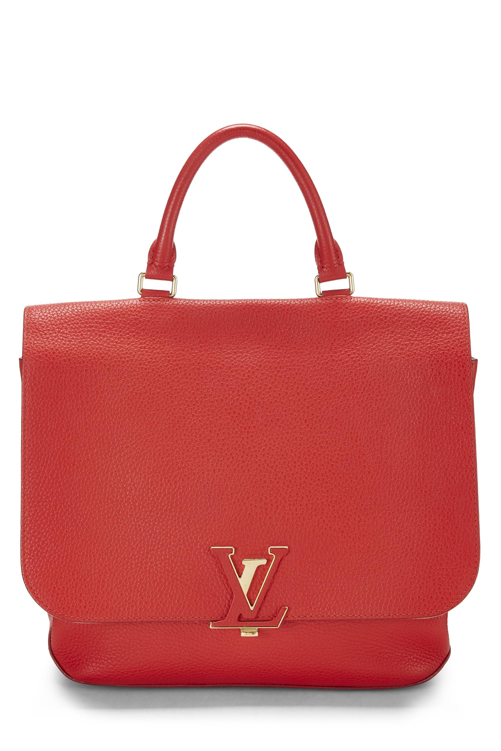 Louis Vuitton,  Red Taurillon Leather Volta, Red