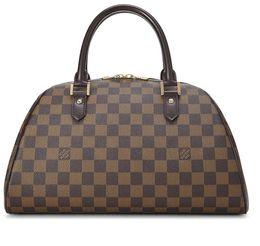 Louis Vuitton,  Damier Ebene Ribera MM, Brown