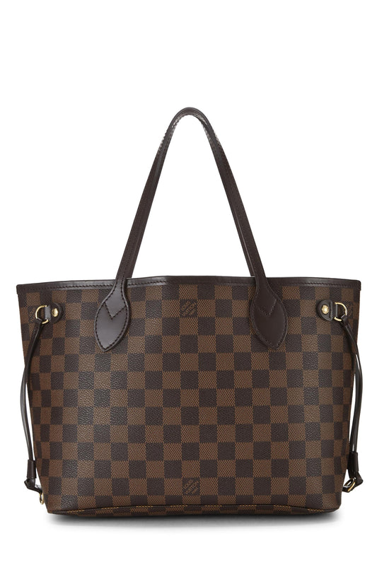 Louis Vuitton,  Damier Ebene Neverfull PM NM, Brown