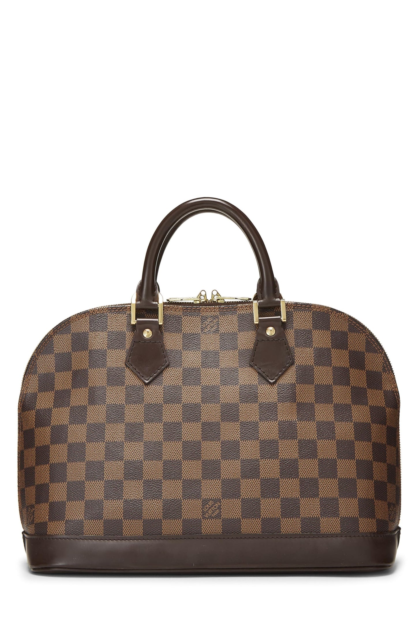 Louis Vuitton,  Damier Ebene Alma PM, Brown