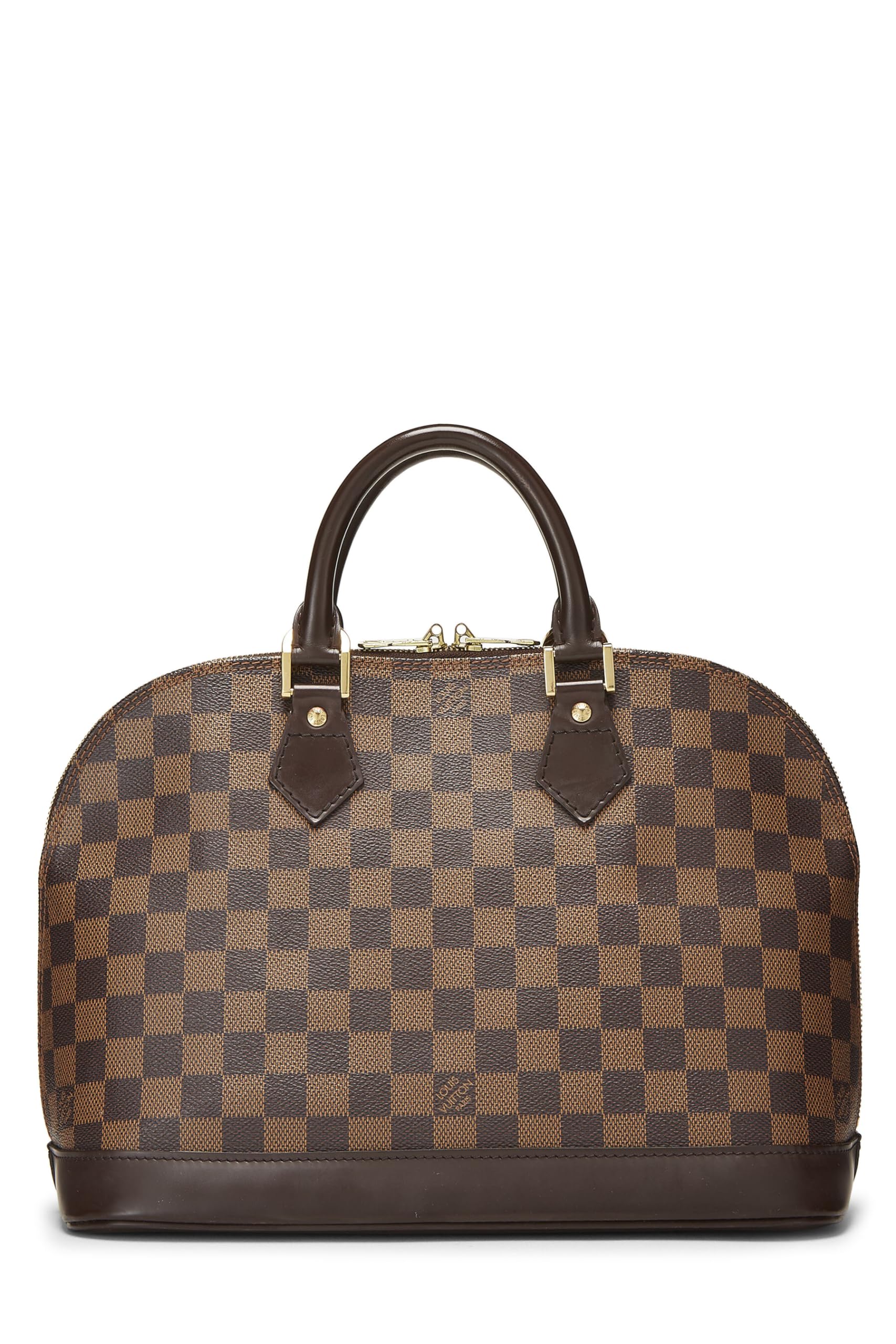 Louis Vuitton,  Damier Ebene Alma PM, Brown