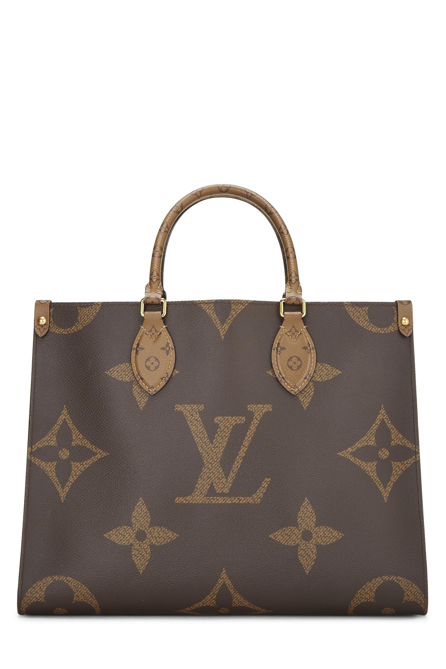 Louis Vuitton,  Monogram Reversed Giant On The Go MM, Brown