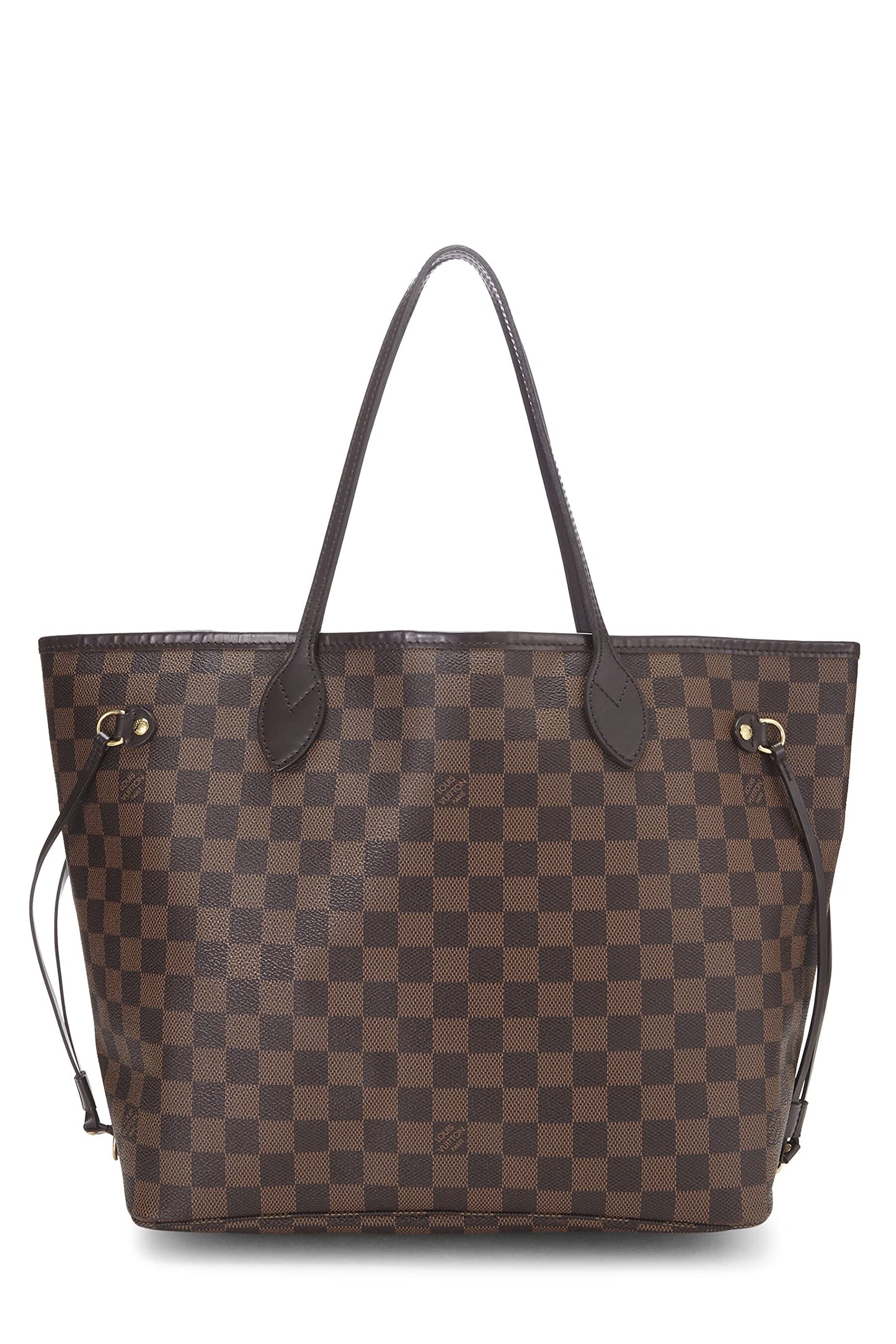 Louis Vuitton,  Damier Ebene Neverfull MM, Brown