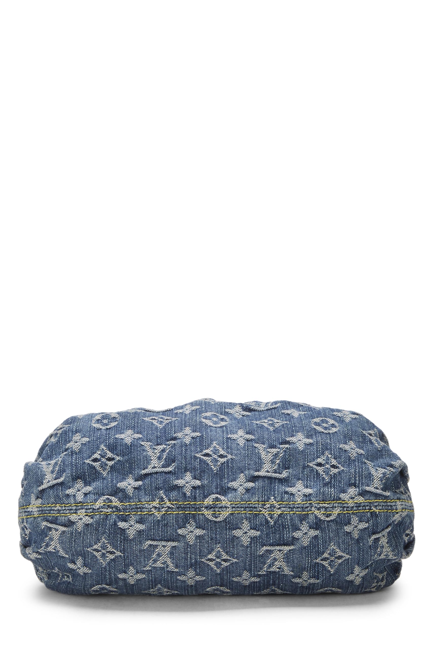 Louis Vuitton,  Blue Monogram Denim Pleaty, Blue