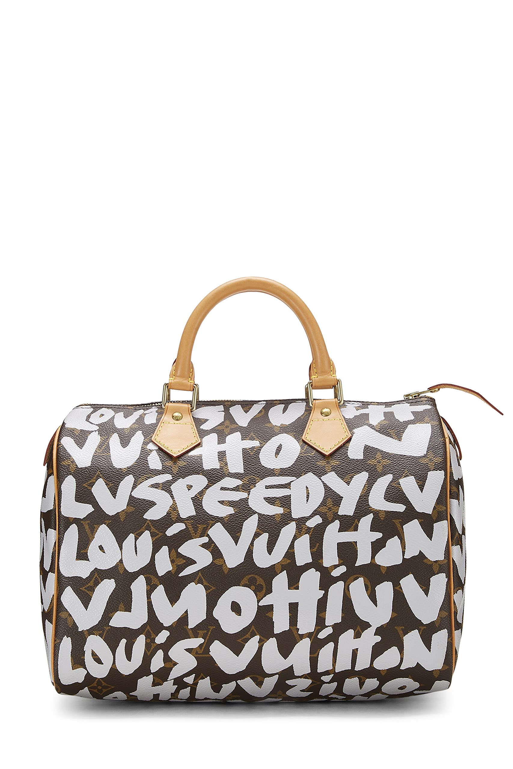 Louis Vuitton,  Stephen Spro  x Louis Vuitton Monogram Grey Graffiti Speedy 30, Grey
