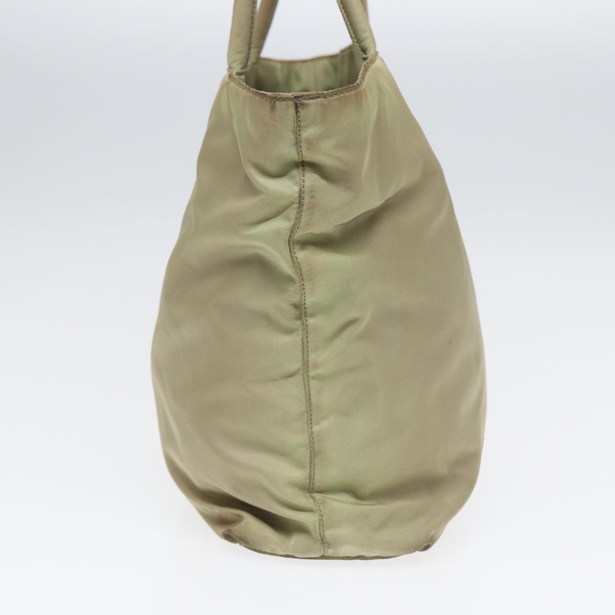 Prada Tote Bag Auth Nylon Cream