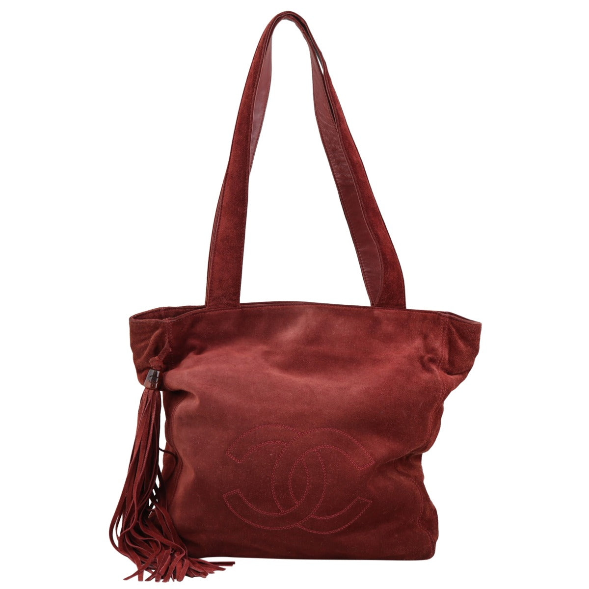 Chanel Tassel Shoulder Bag Suede