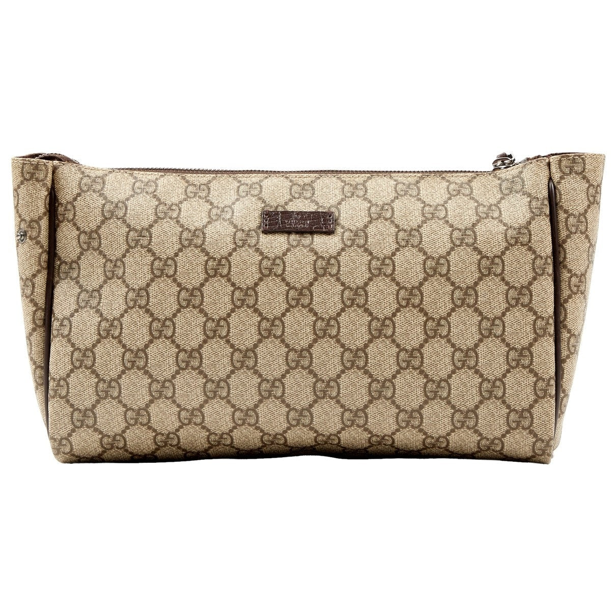 Gucci beige cloth clutch bag