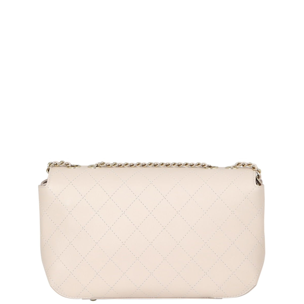 Chanel Calfskin CC Bag Quilted Flap Handbag