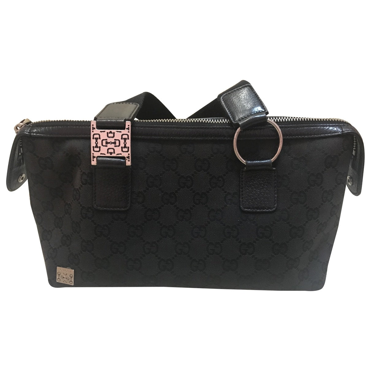 Gucci black cloth handbag