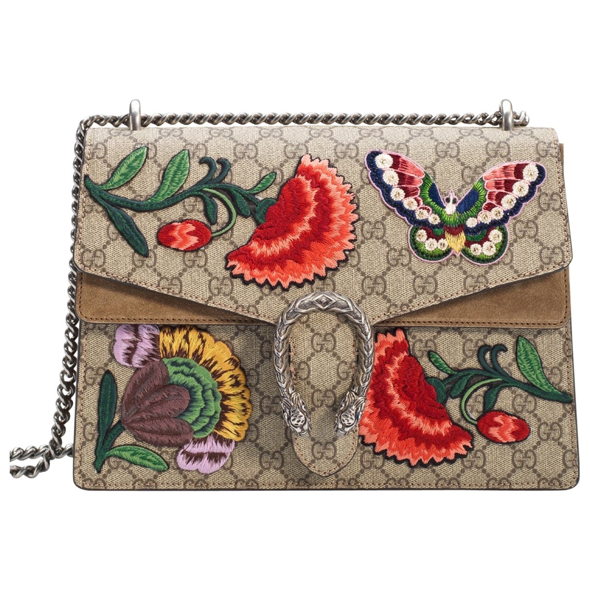Gucci dionysus beige cloth handbag