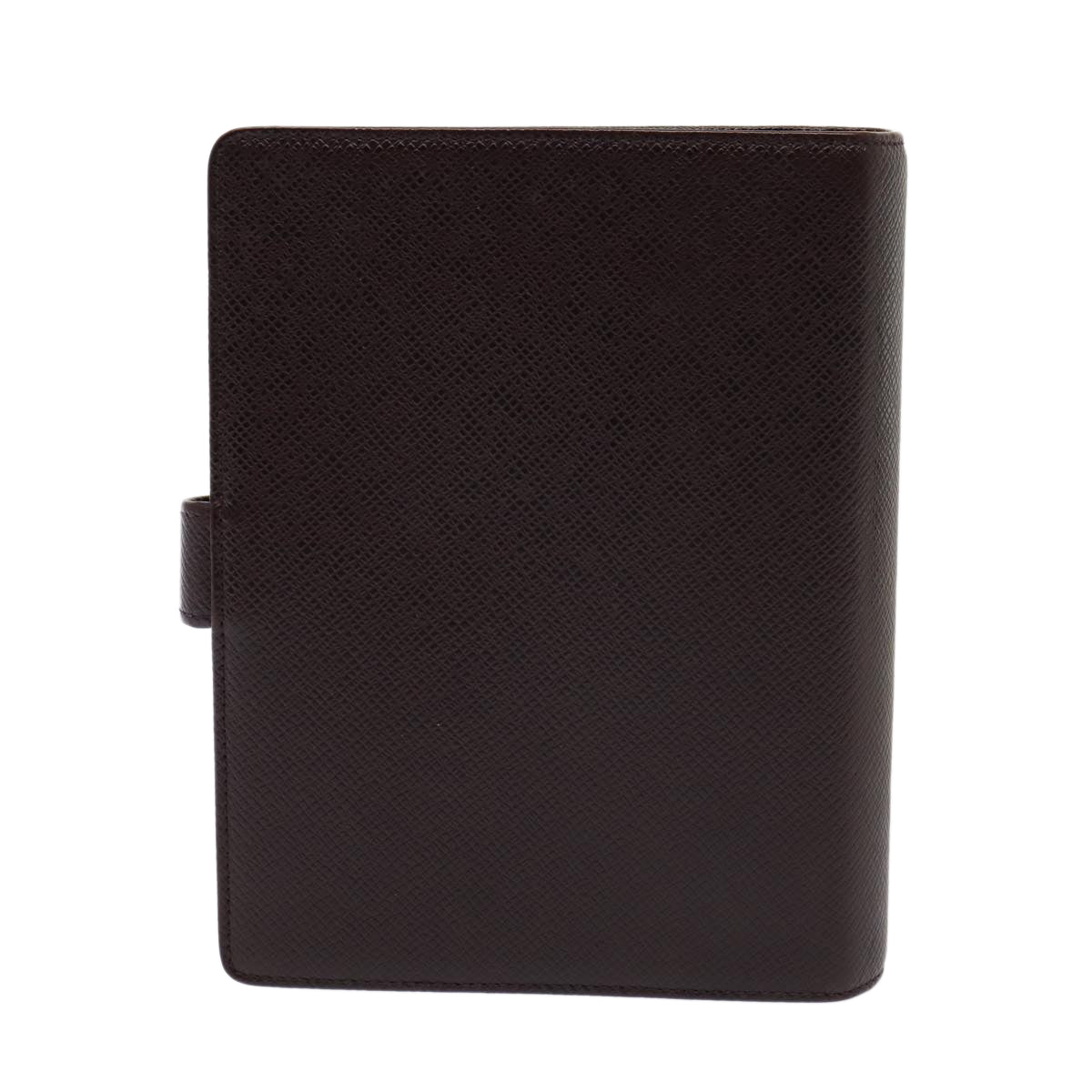 Louis Vuitton Taiga Leather Agenda MM Day Planner Cover Acajou Fashion Accessory