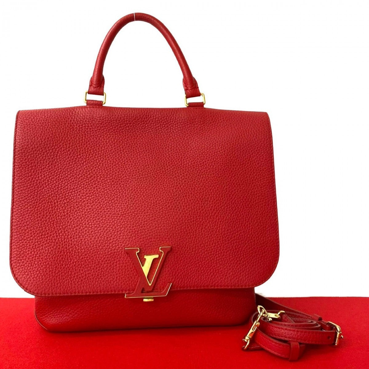 Louis Vuitton Volta Leather Red Shoulder Bag