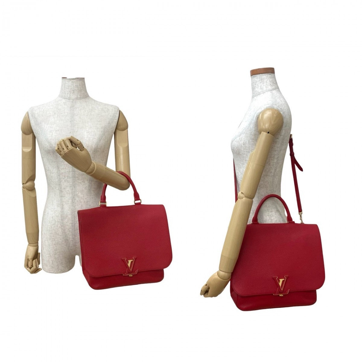 Louis Vuitton Volta Leather Red Shoulder Bag