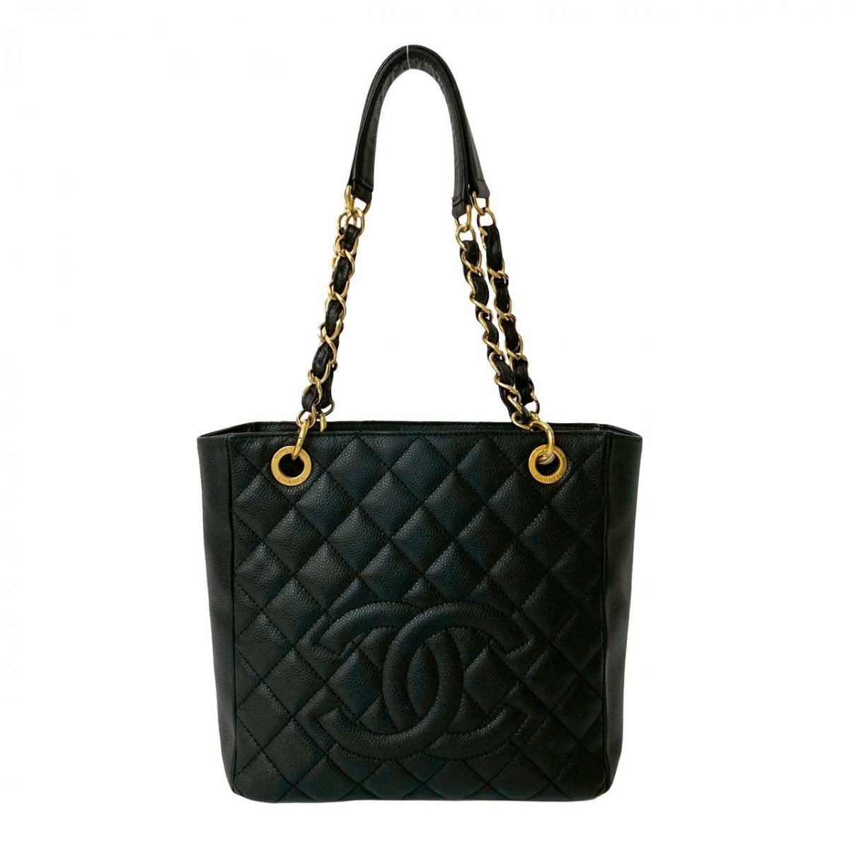 Chanel Matt caviar skin Black Tote Bag 821A821