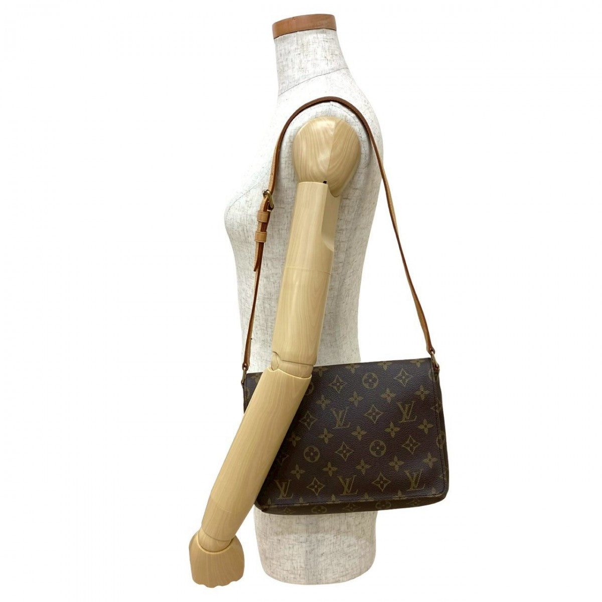 Louis Vuitton M51257 PVC M tte Tango Monogram Leather Brown Shoulder Bag 821A821