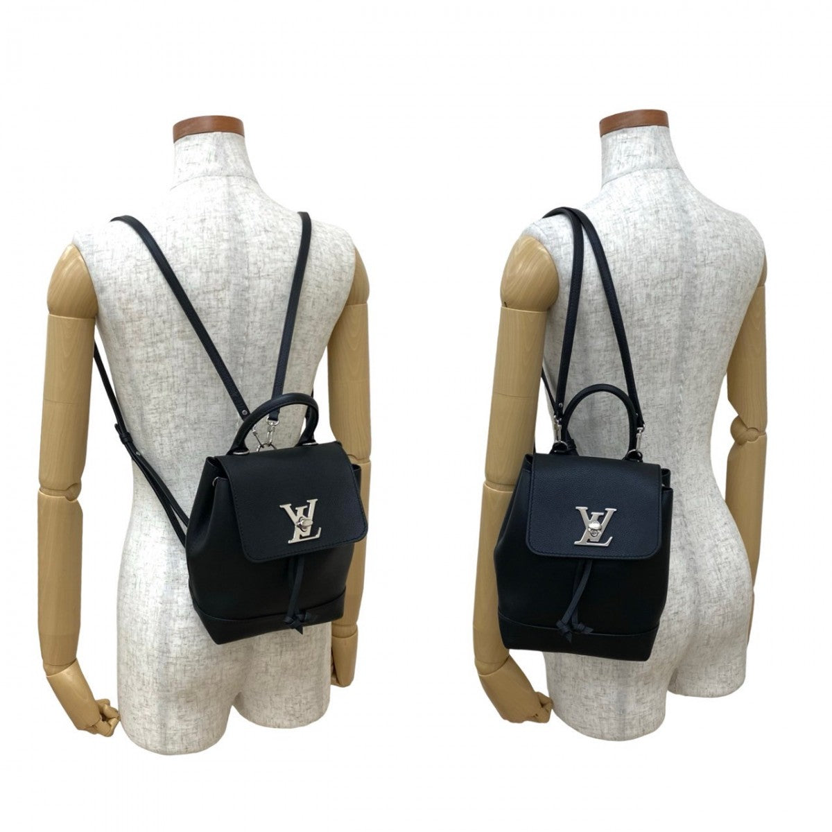 Louis Vuitton Backpack Rock me backpack Leather Black