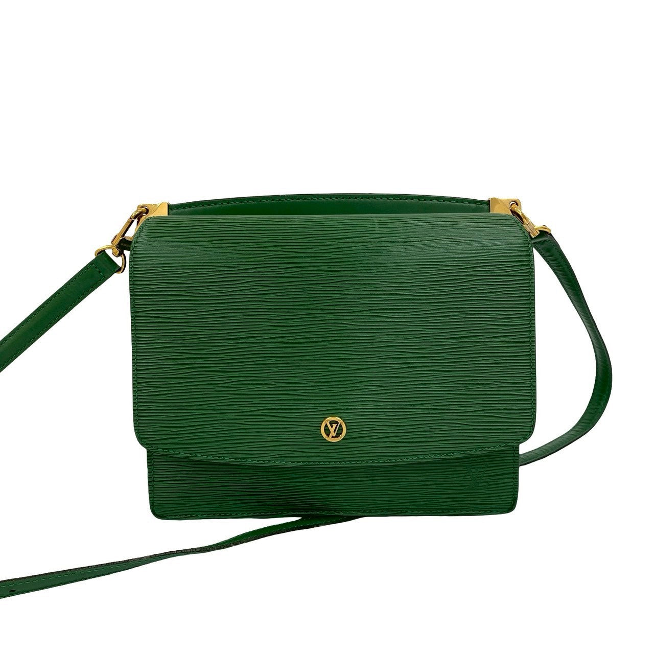 Louis Vuitton Epi Grenel Leather Green Shoulder Bag