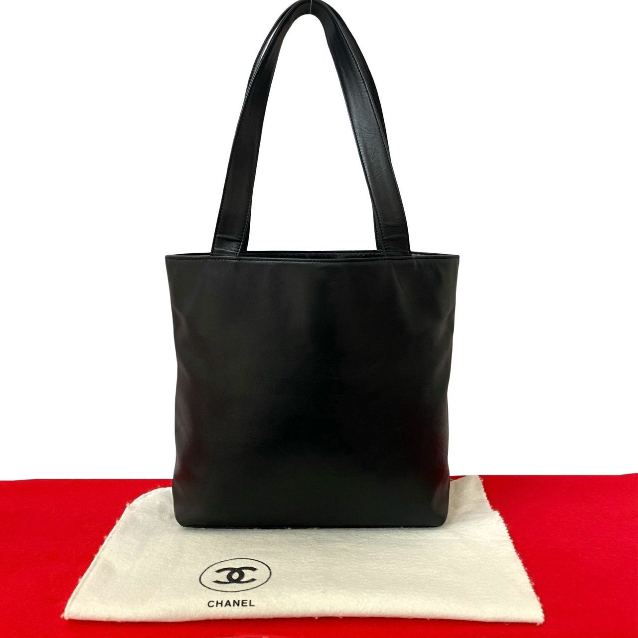 Chanel lambskin Black Tote Bag