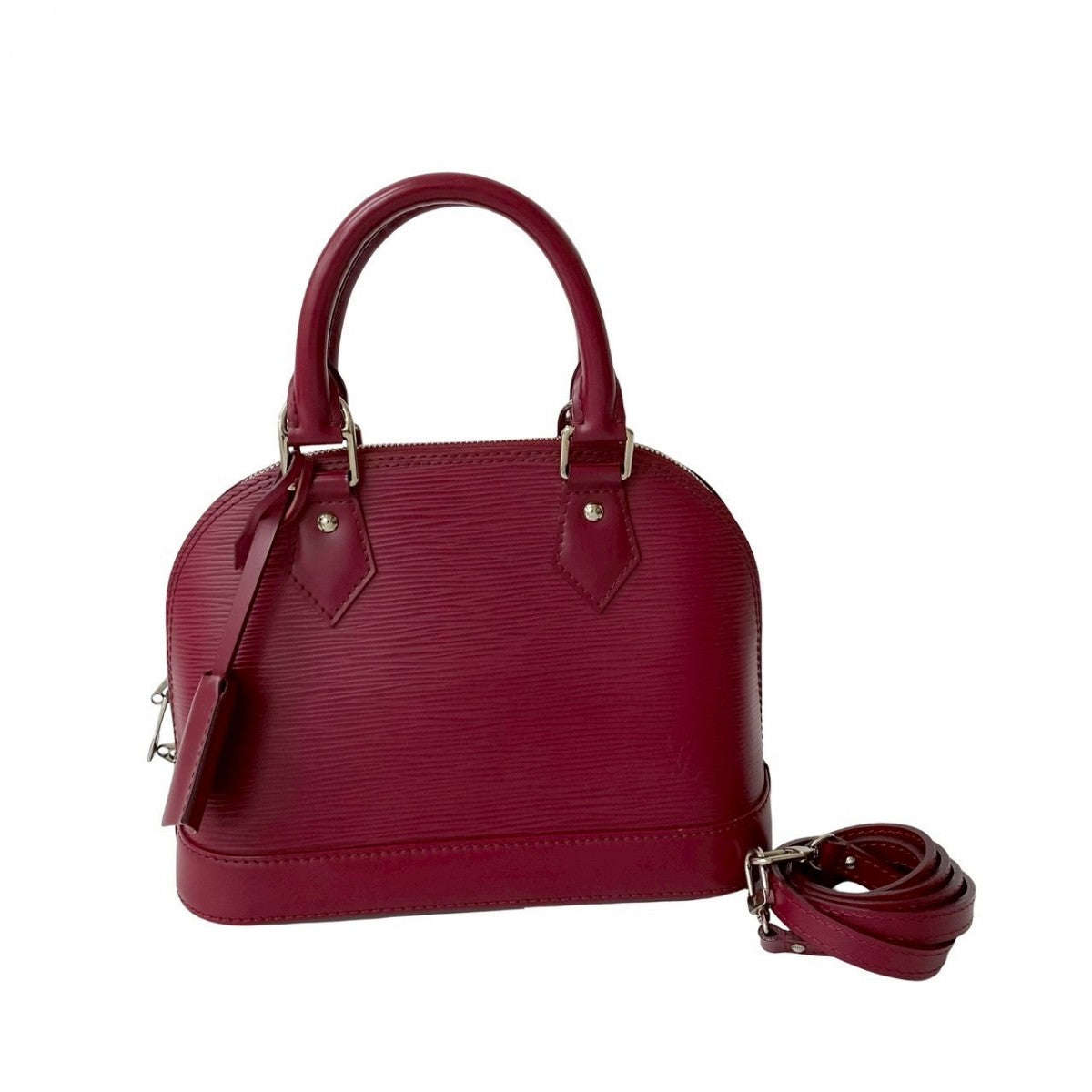 Louis Vuitton Epi wine- Epi Alma BB Leather Red Shoulder Bag