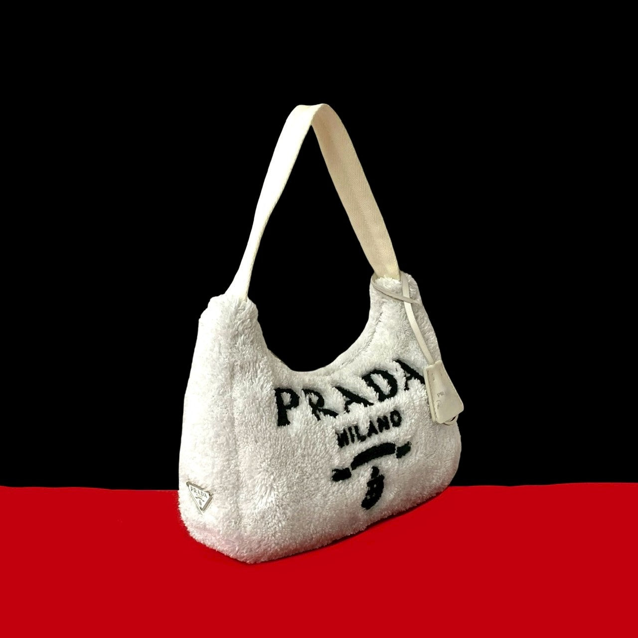 Prada Terry Pile 2Way Bag Travel Bag