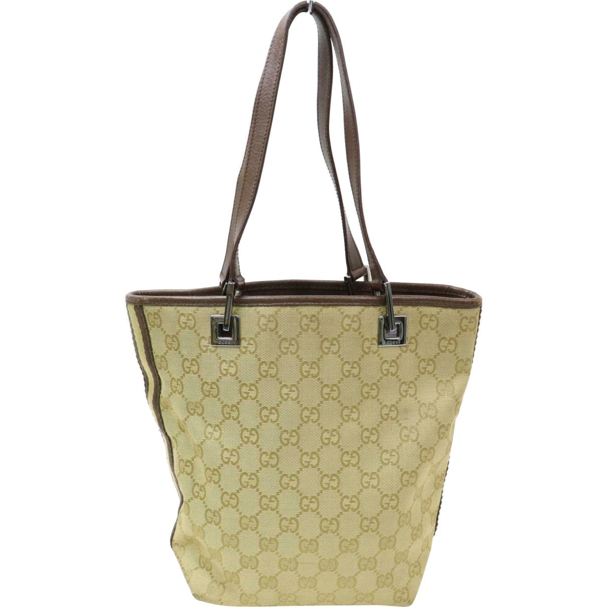 Gucci ecru cloth handbag