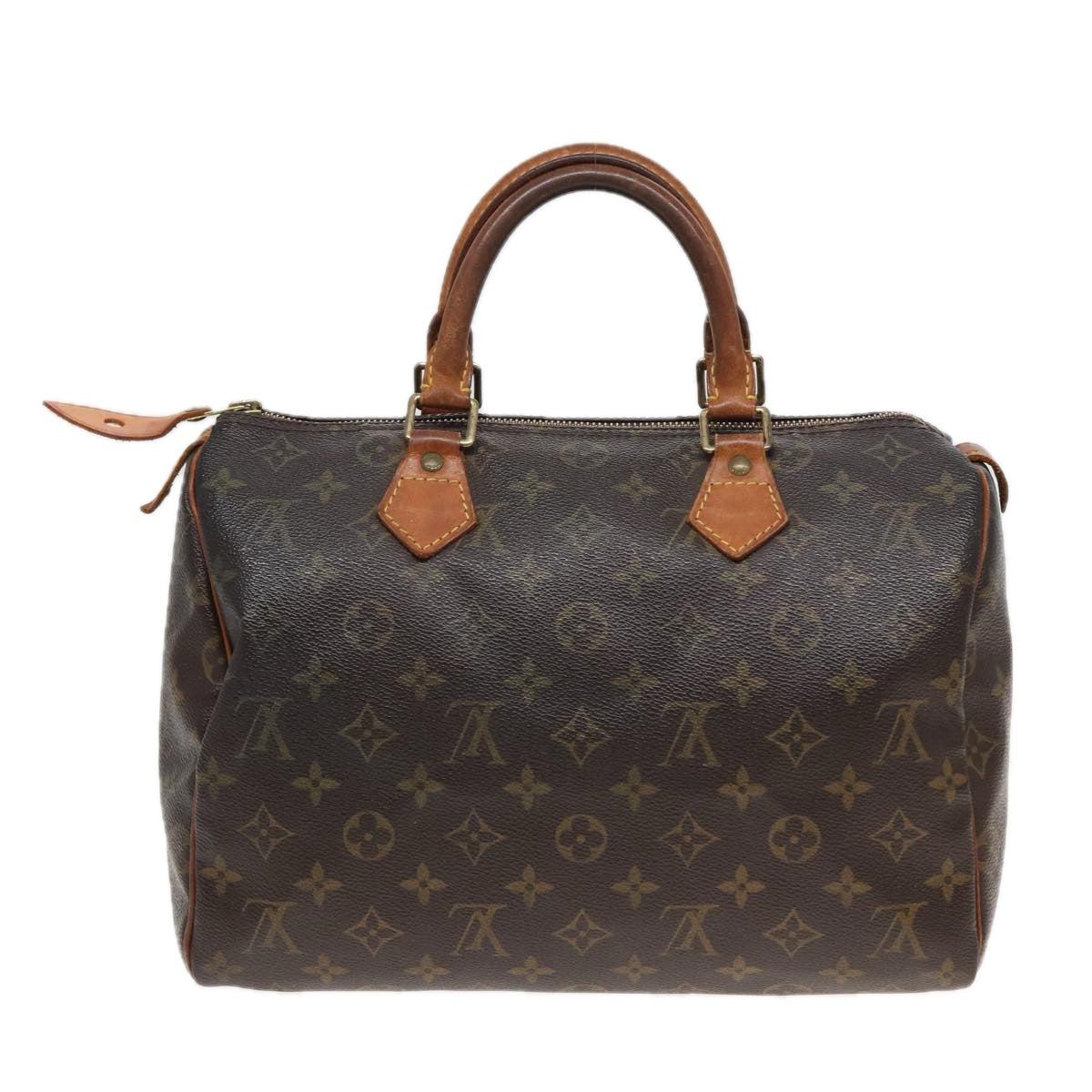 LOUIS VUITTON Monogram Speedy 30 Hand Bag M41526 LV Auth 82324