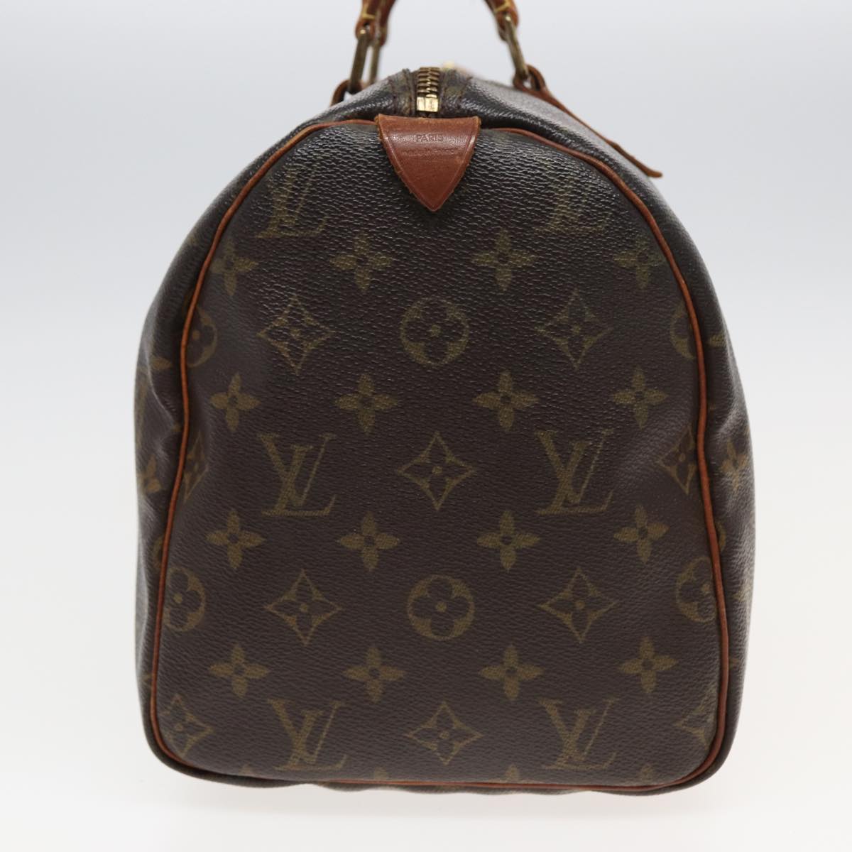 LOUIS VUITTON Monogram Speedy 30 Hand Bag M41526 LV Auth 82324
