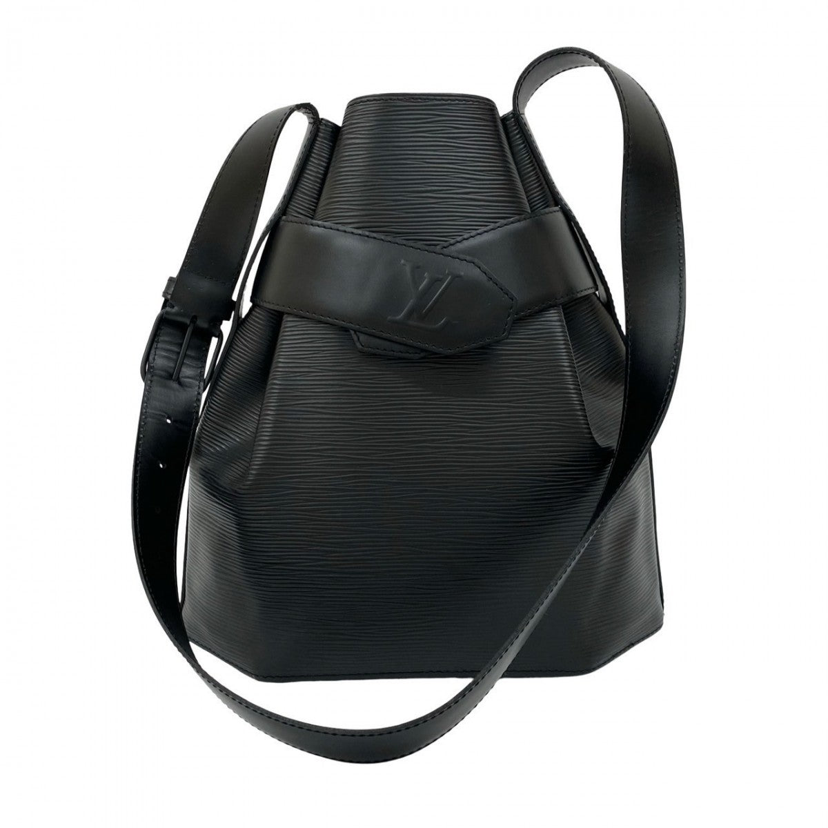 Louis Vuitton M80157 Epi Sac De Leather Black Shoulder Bag 823A822