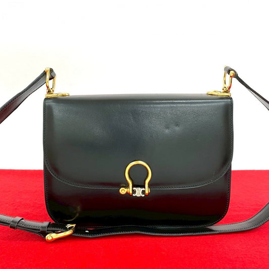 Shoulder Bag Calfskin, Metal Women Leather Black