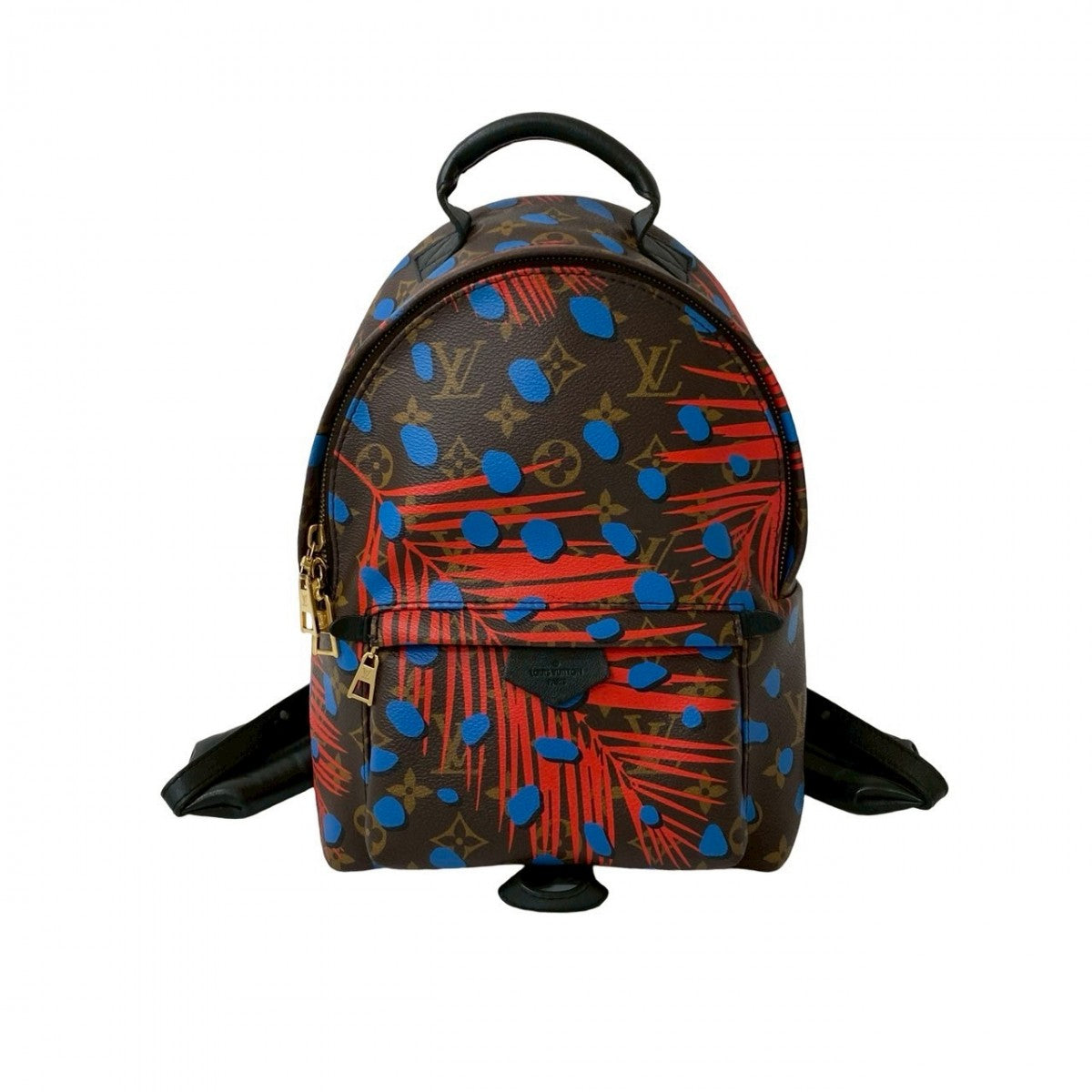 Louis Vuitton Backpack jungle dot Palm Springs Monogram Leather Brown Jewelry
