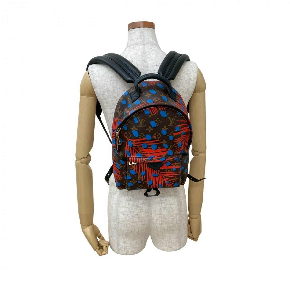 Louis Vuitton Backpack jungle dot Palm Springs Monogram Leather Brown Jewelry