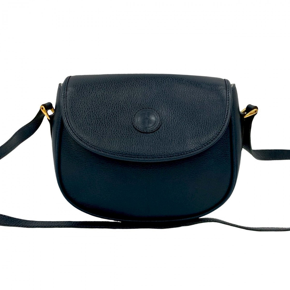 Gucci 823A823 Leather Navy Shoulder Bag