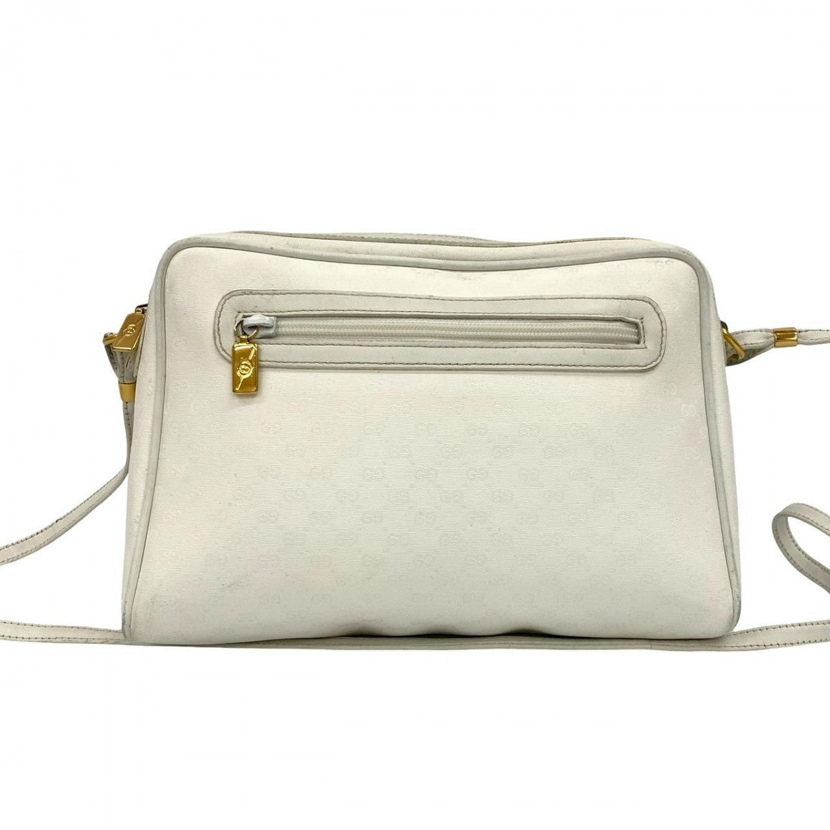 Gucci 823A823 Leather White Shoulder Bag