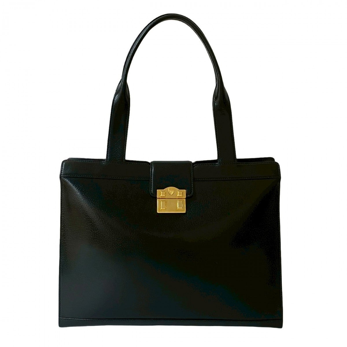 Gucci 823A823 Leather Black Tote Bag