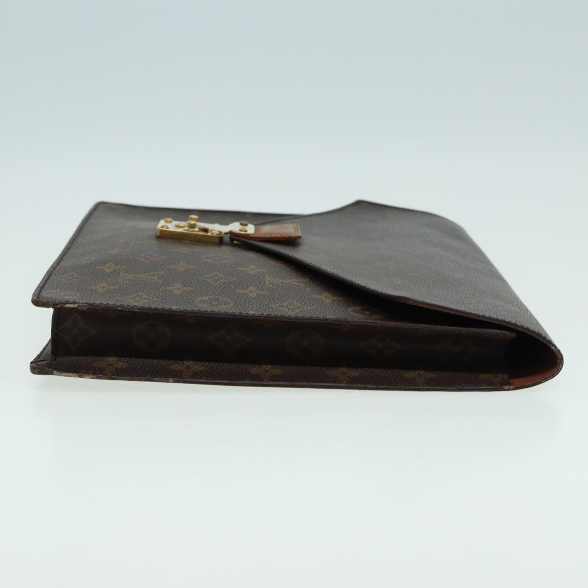 LOUIS VUITTON Monogram Porte Documents Senatur Briefcase M53335 LV Auth 82403
