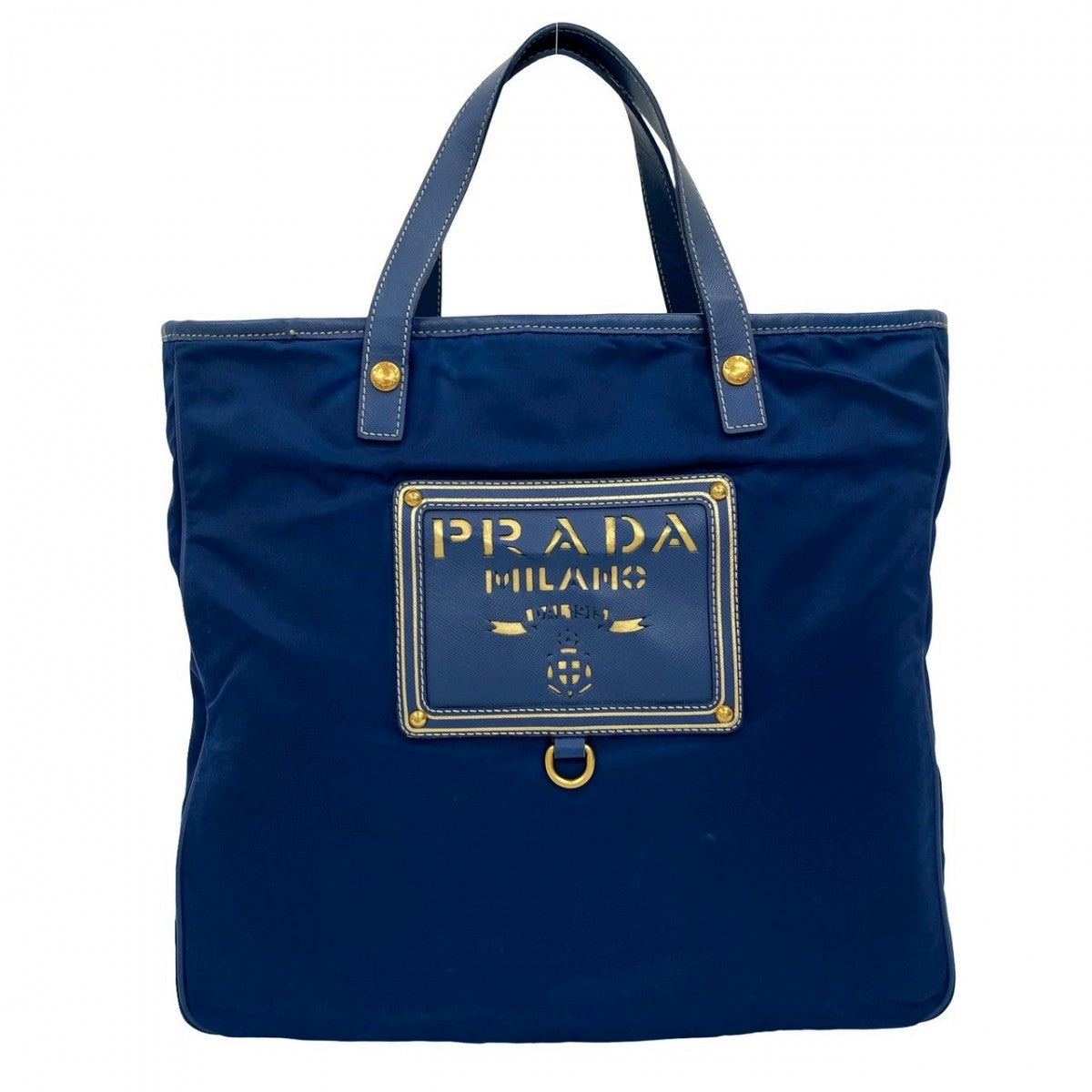 Logo Women Leather Nylon Travel Bag
