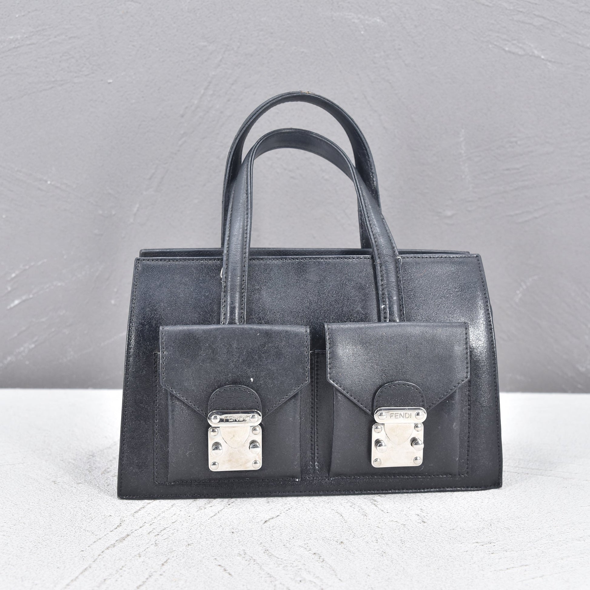 Fendi Handbag Handbag Leather Travel Bag