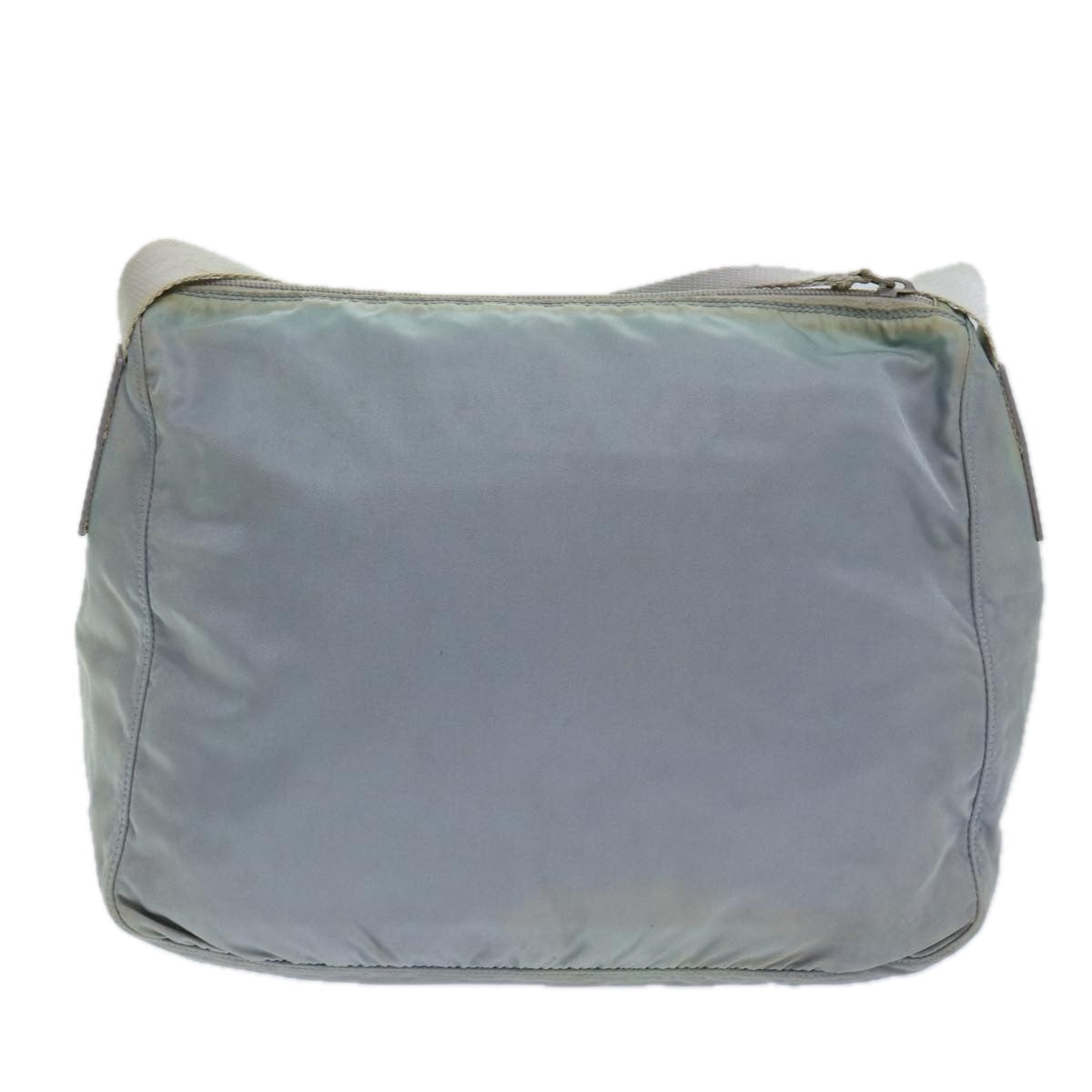Prada Shoulder Bag Light Auth Nylon Blue