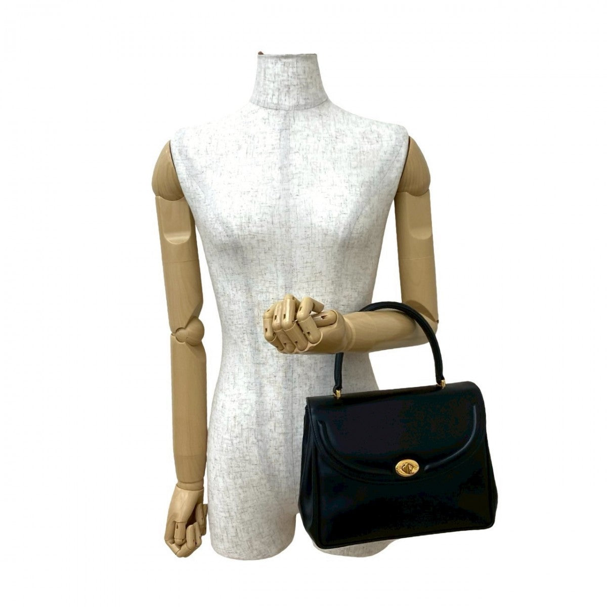 Gucci 825B825 Calfskin Black Handbag