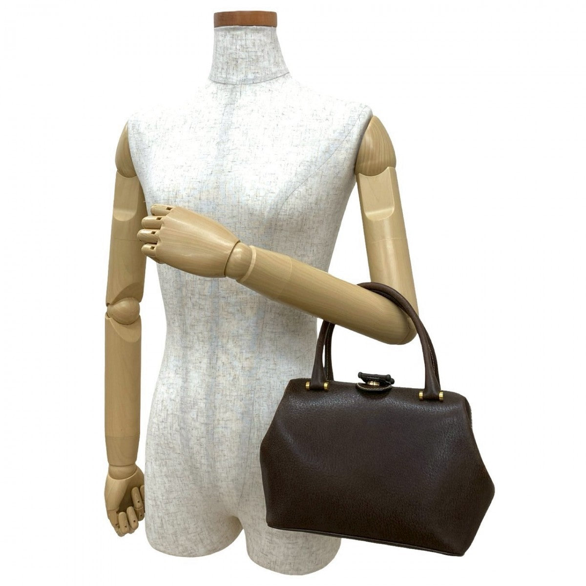 Gucci 825B825 Leather Brown Handbag
