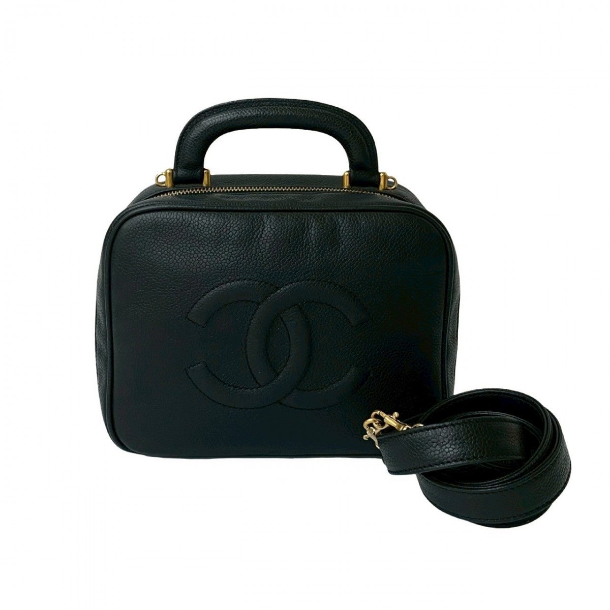 Chanel Matt caviar skin Black Shoulder Bag 825B825