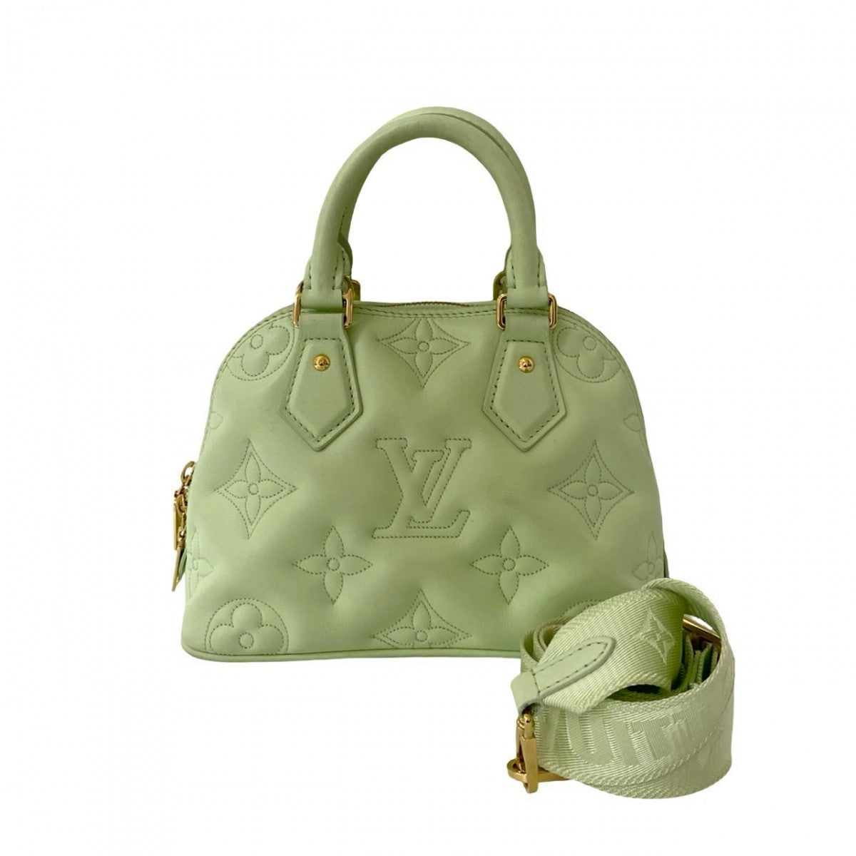 Louis Vuitton M20855 Mint bubble glam Almasoft Leather Green Shoulder Bag