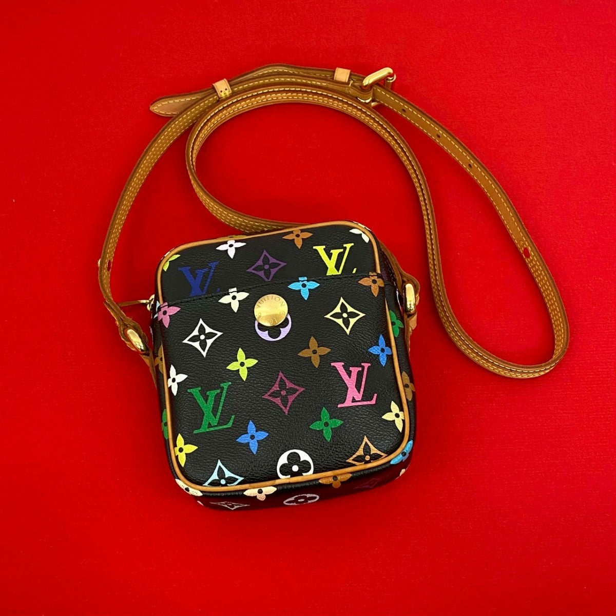 Louis Vuitton M40056 lift Monogram Leather Multicolor Shoulder Bag