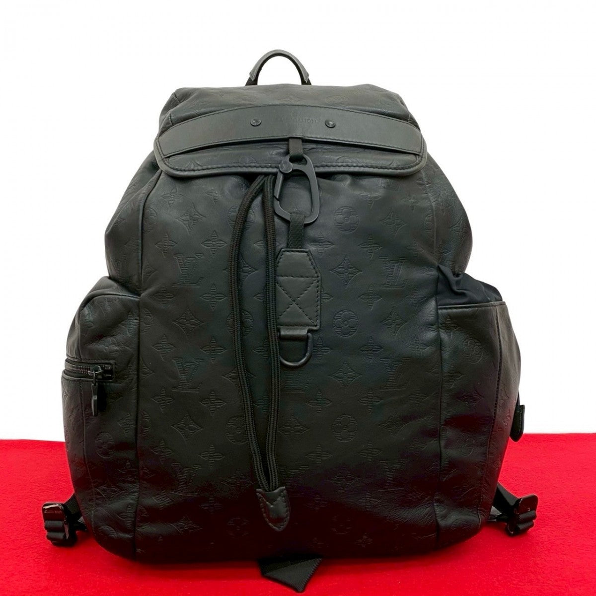 Louis Vuitton Backpack shadow Discovery backpack Monogram Leather Black